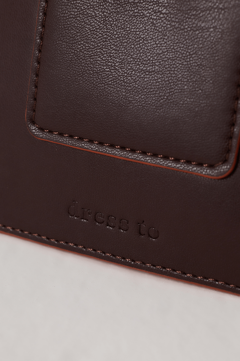 Brown Caffeine Cellphone Magnet Closure Crossbody Bag