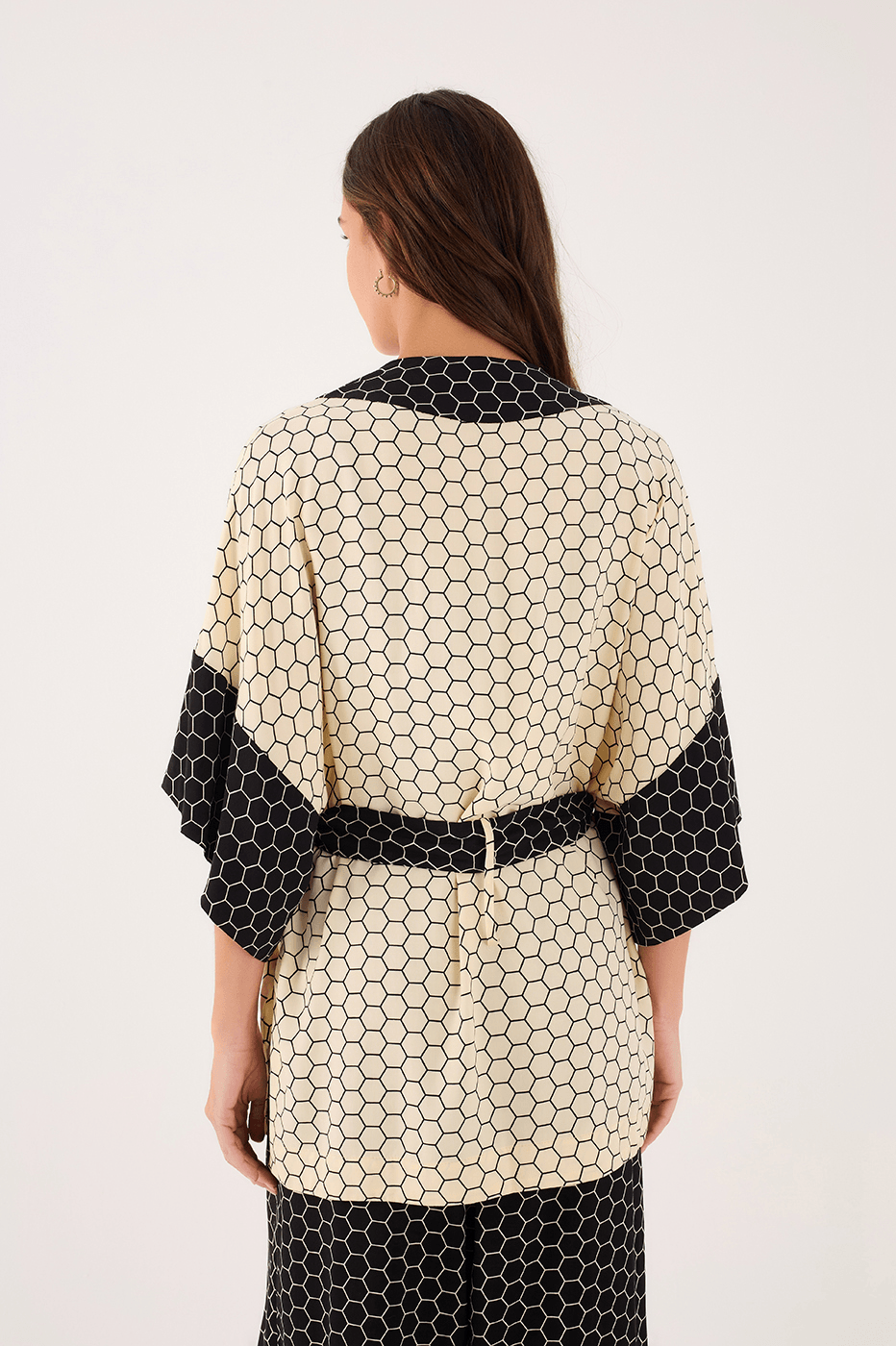 Mel Print Kimono