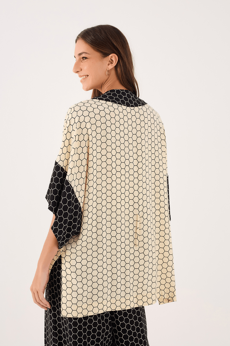 Mel Print Kimono