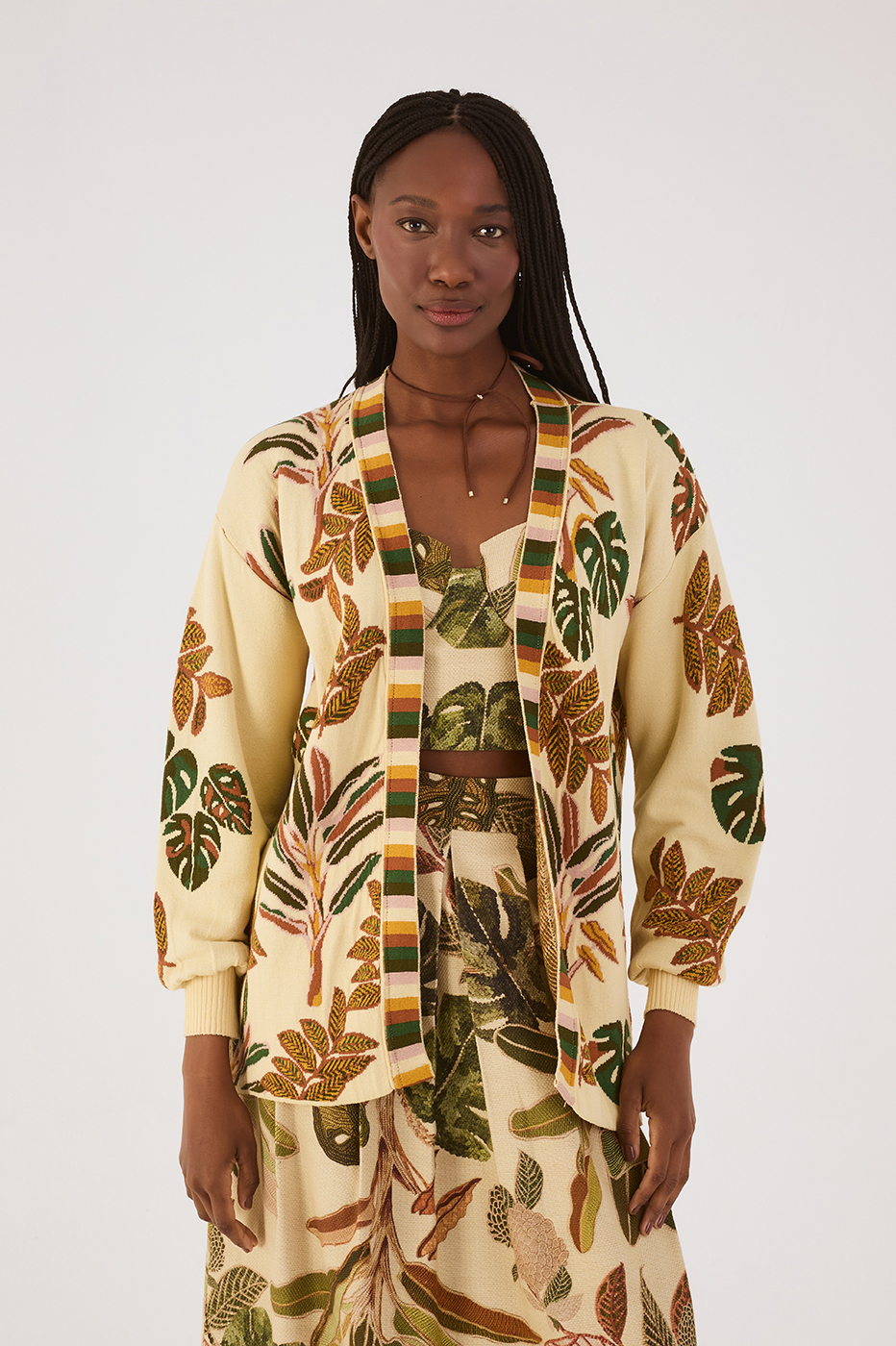 Forest Knit Kimono