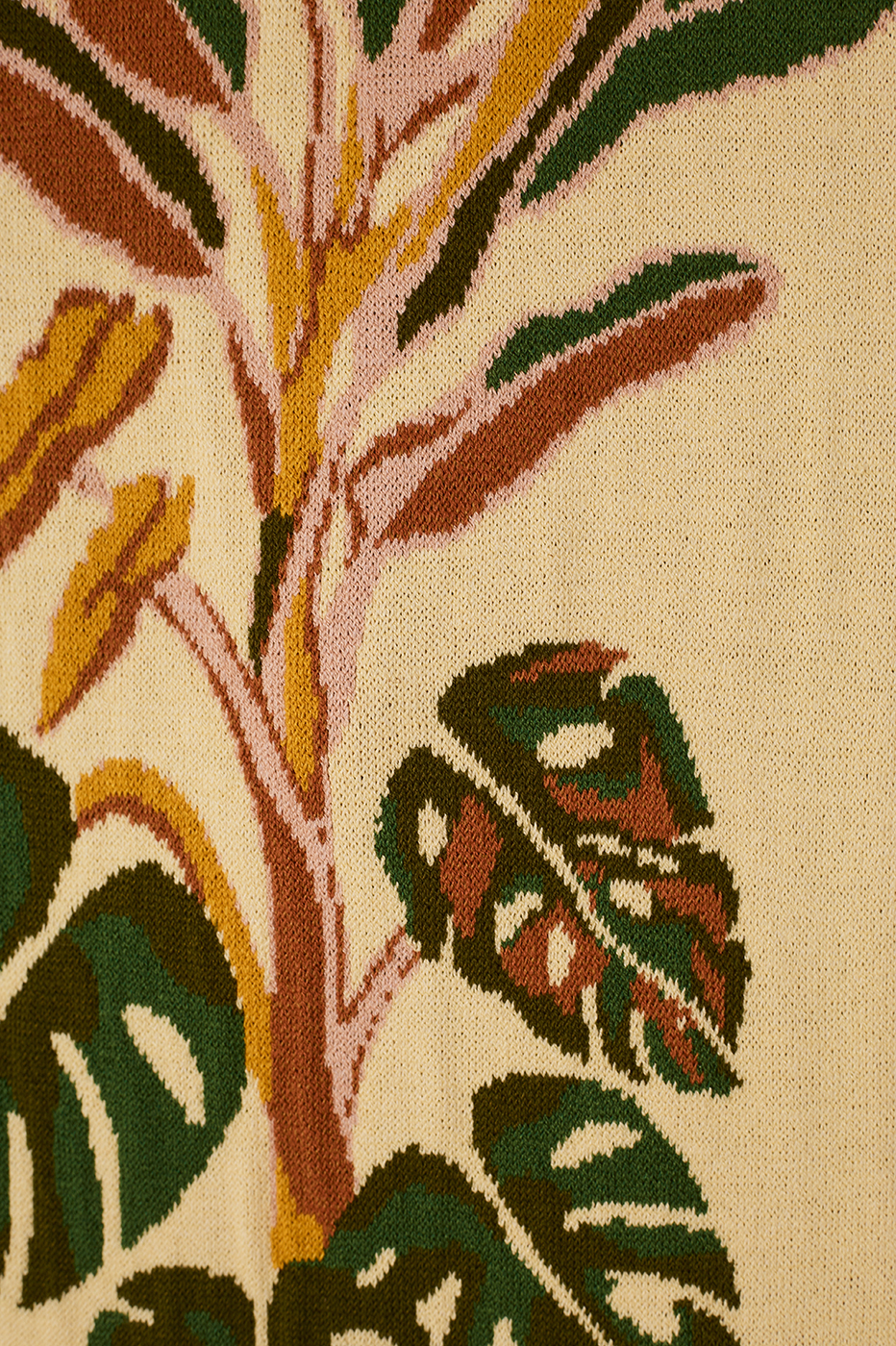 Tropikat Print Jacquard Jnit Cardigan_8