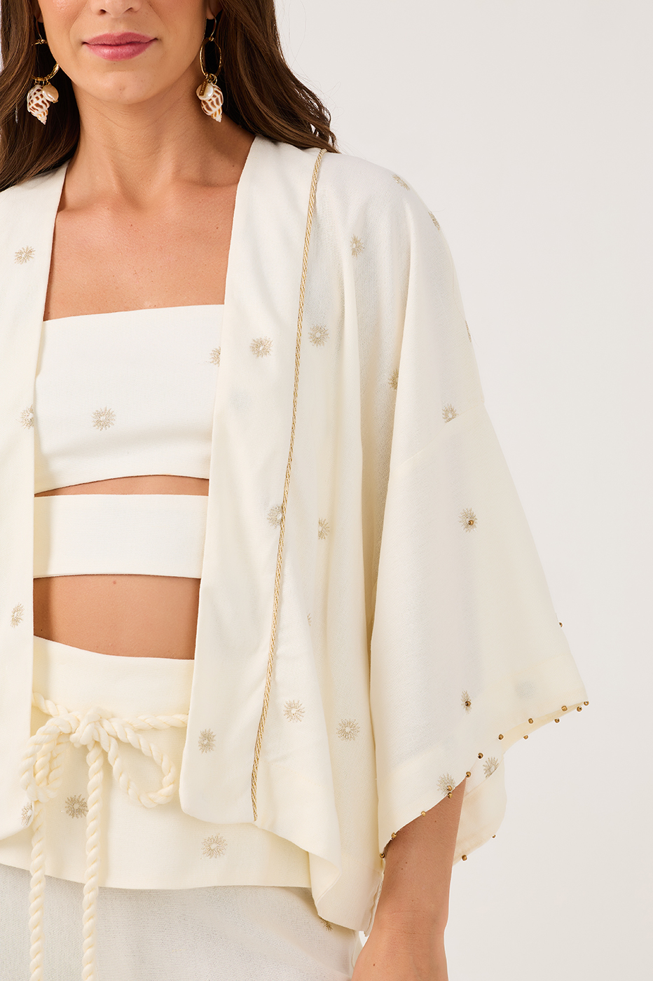 Linen Kimono Lurex Sun Embroidery_5