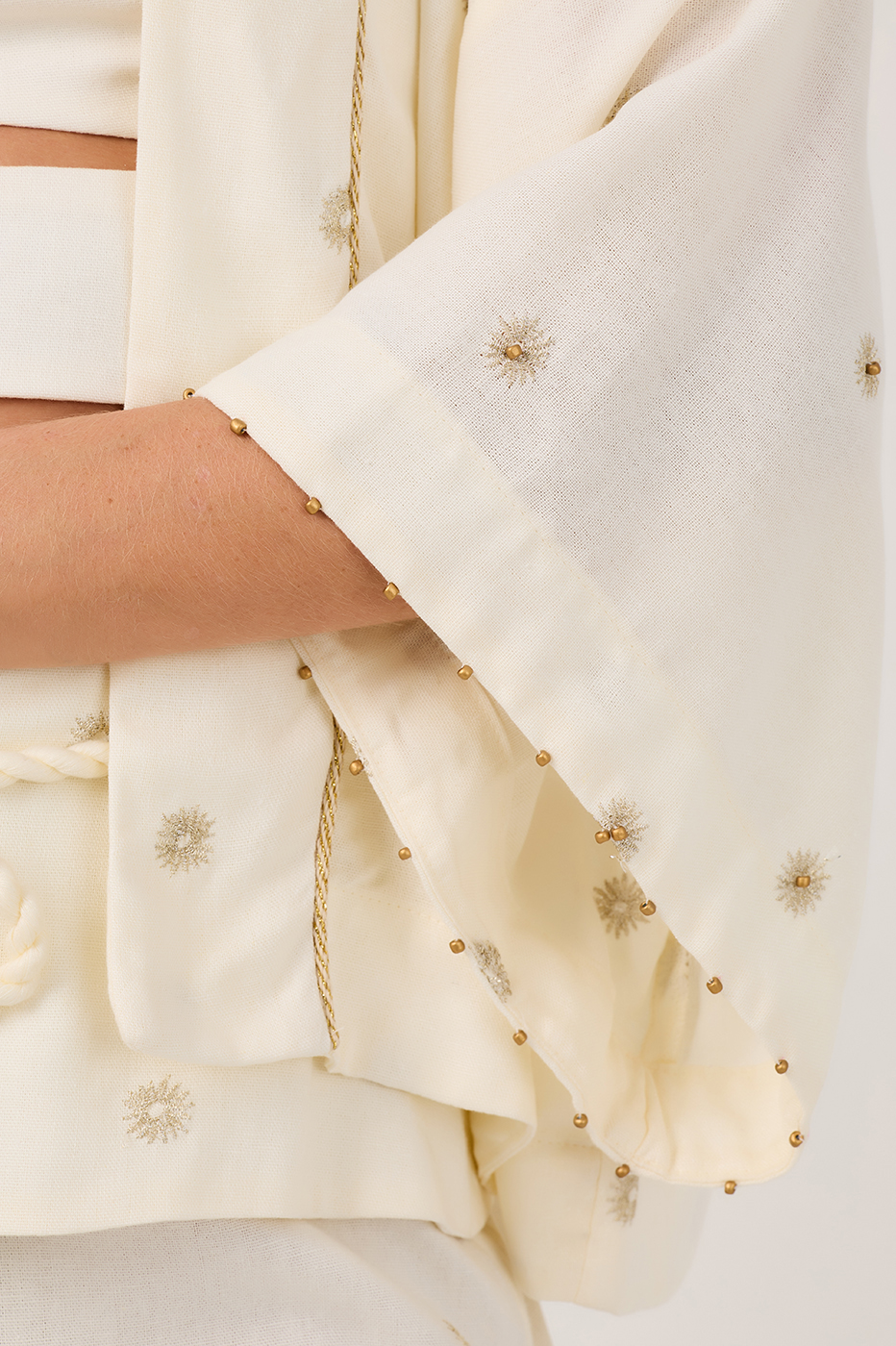 Linen Kimono Lurex Sun Embroidery_7