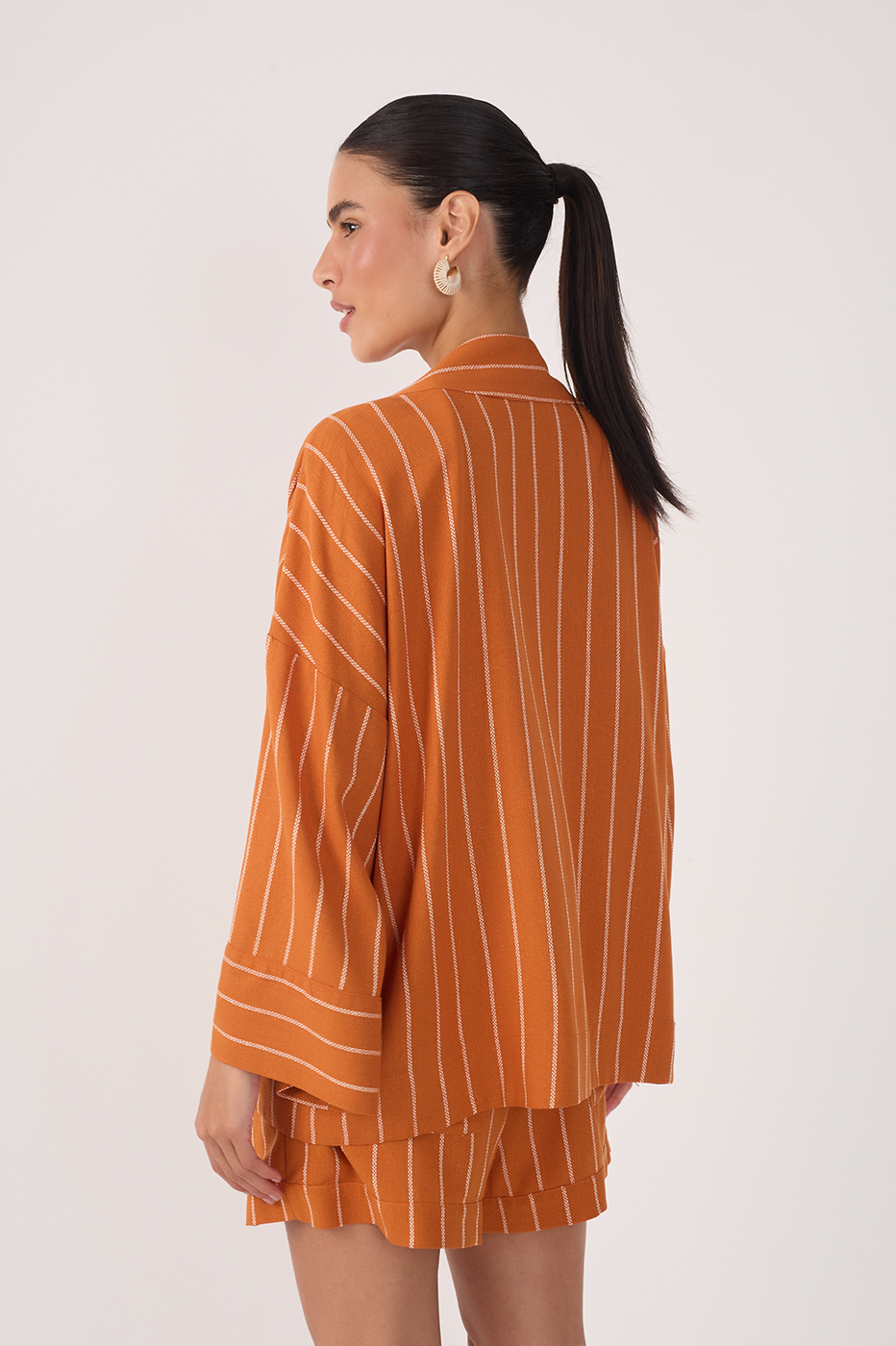 Striped Linen Kimono_5